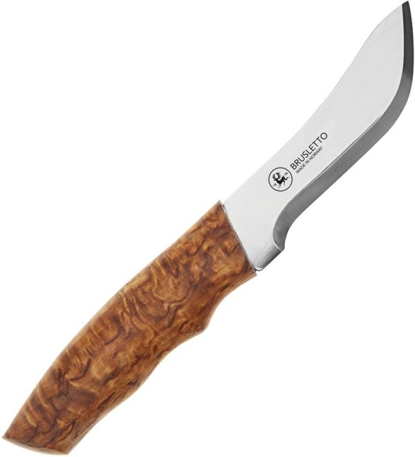 Brusletto Skinner Masur Fixed Blade Knife 1.4116 Stainless Birch