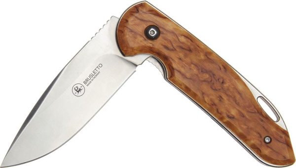 Brusletto Natten Linerlock - Birch Wood Handle