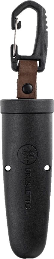 Brusletto Kongla Fixed Blade Black - Compact