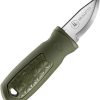 Brusletto Kongla Fixed Blade OD Green 2.13in