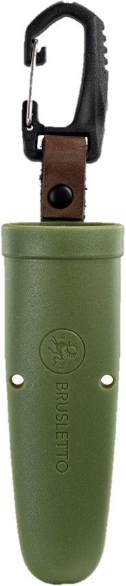 Brusletto Kongla Fixed Blade OD Green 2.13in