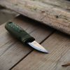 Brusletto Kongla Fixed Blade OD Green 2.13in