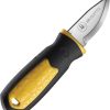 BRU10204.jpg Brusletto Kongla Fixed Blade Black/Yellow 2.13in