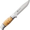 Brusletto Bamsen Masur Fixed Blade N690 Stainless Birch Handle