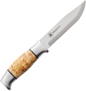 Brusletto Bamsen Masur Fixed Blade N690 Stainless Birch Handle