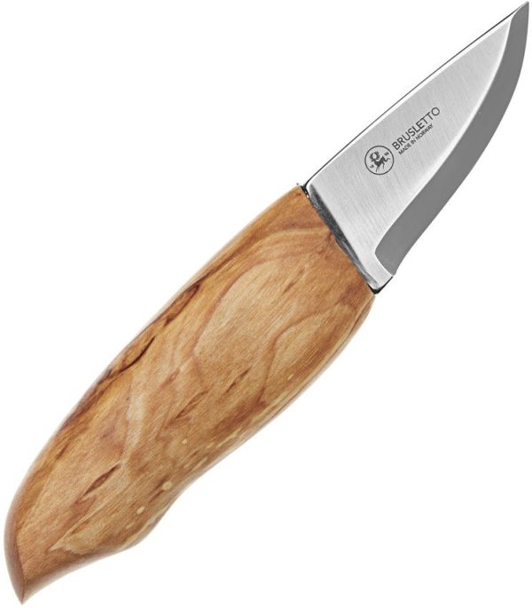 Brusletto Rognald Fixed Blade Knife 1.4116 Stainless Birch Handle