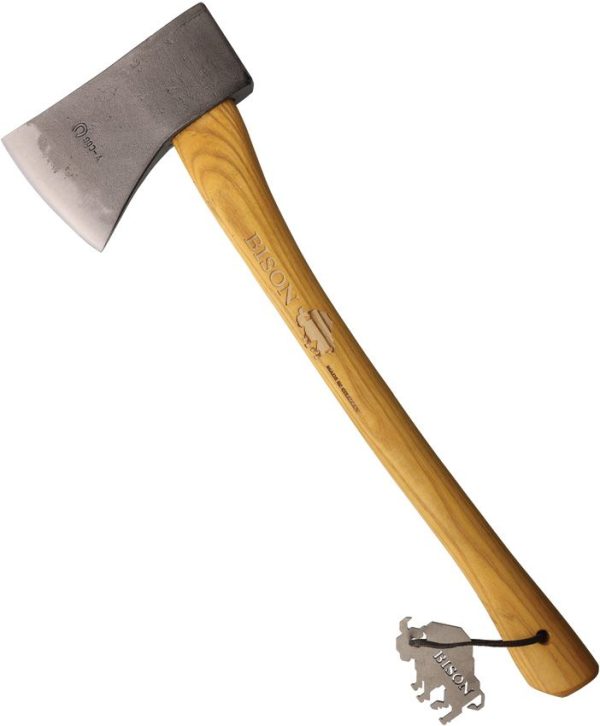 BSN01102125.jpg Bison 1879 Yankee Hatchet 20" Hickory Handle German Made Axe