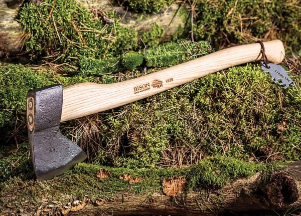 Bison 1879 Oberharzer Axe 24" Hickory Handle German Fixed Blade