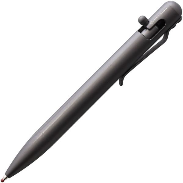 BSTN248G.jpg Bastion Bolt Action Pen Titanium - Gray