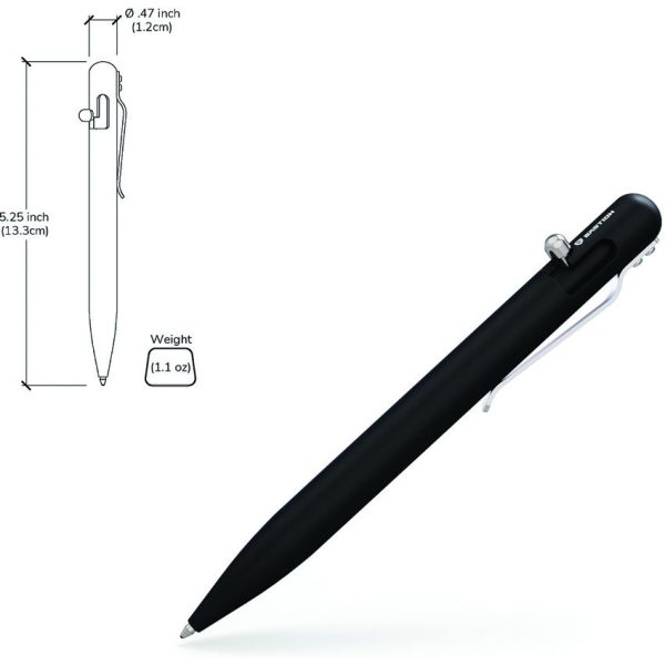 Bastion Bolt Action Pen Aluminum - Black