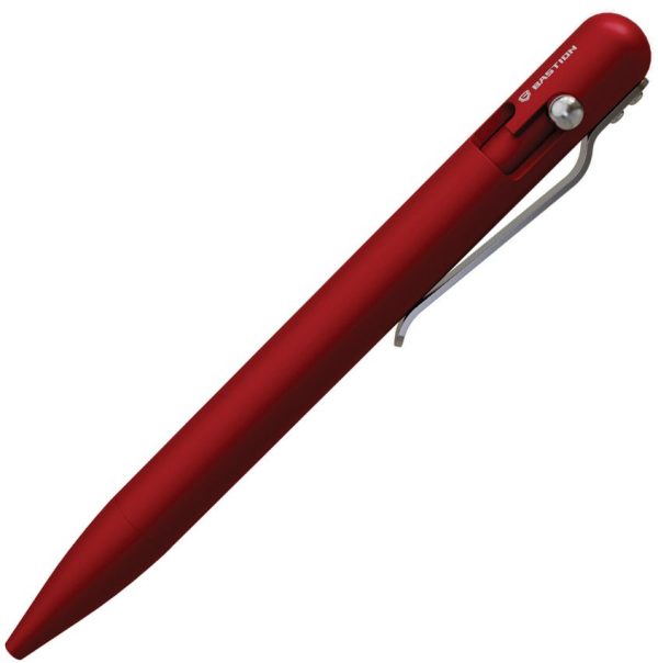 Bastion Bolt Action Pen Aluminum - Red