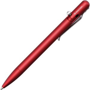 Bastion Slim Bolt Action Pen Red Aluminum