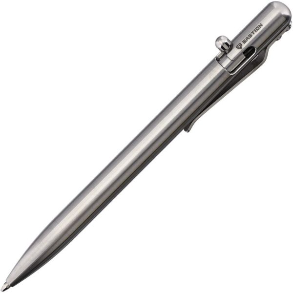 Bastion Slim Bolt Action Pen Ti Titanium Tactical Pen EDC