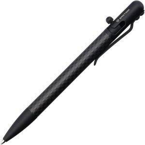 Bastion Slim Bolt Action Pen Carbon Fiber Tactical EDC Black