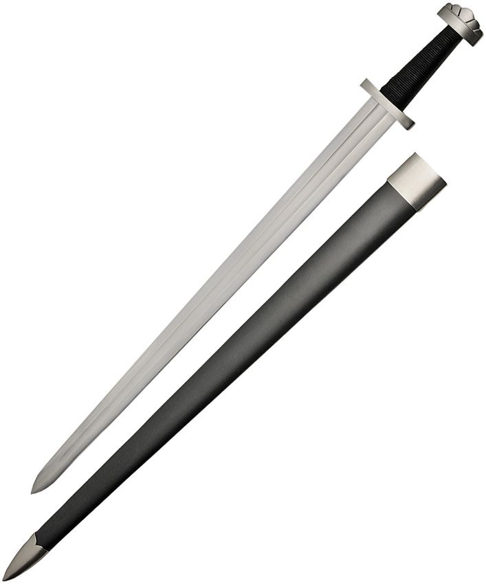 Battle Tested Viking Sword 30" Carbon Steel Blade w/ Scabbard