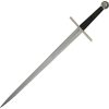 Battle Tested Two Hand Broadsword 31.5" Carbon Steel Fixed Blade