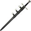 Battle Tested Crown Western Medieval Sword 1060HC Steel 33.5"