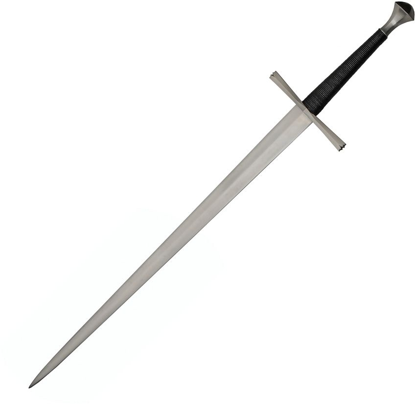 Battle Tested Western Medieval Sword 33" 1060HC Steel Blade