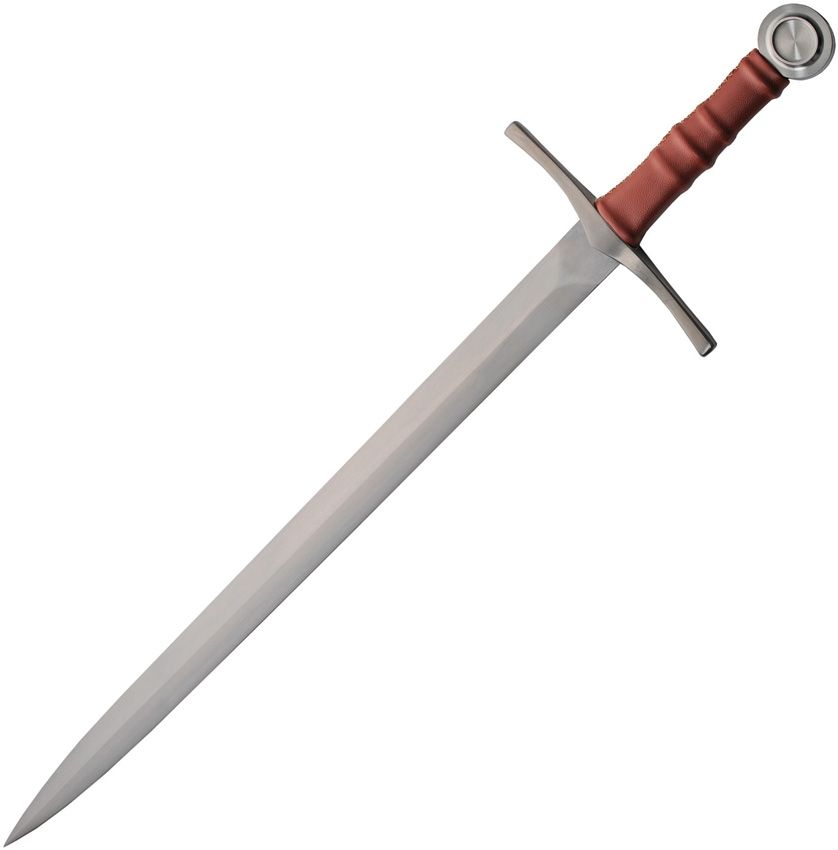 Battle Tested Medieval Knight Sword 25" 1065 Carbon Steel w/ Scabbard