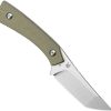 Bestech STEP Fixed Blade D2 Stonewash - Green G10