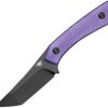 Bestech STEP Fixed Blade D2 PVD Tanto - Purple G10