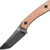 Bestech STEP Fixed Blade D2 Stonewash - Brown Micarta