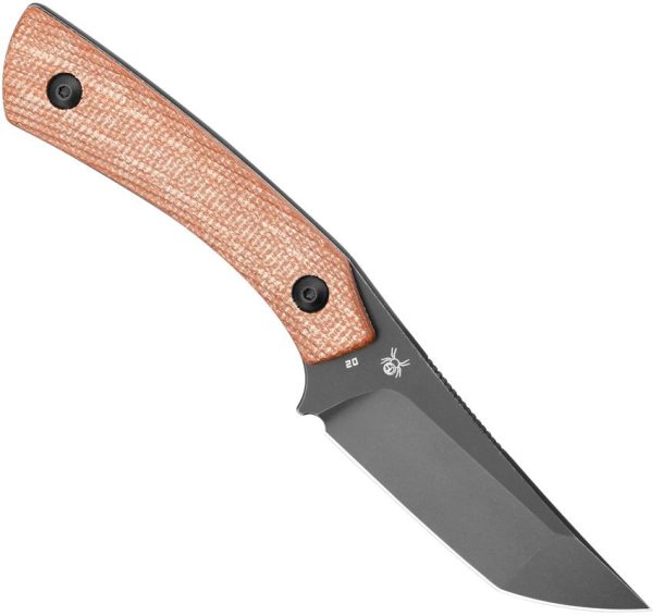 Bestech STEP Fixed Blade D2 Stonewash - Brown Micarta