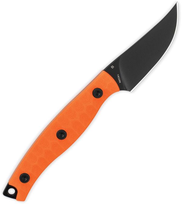 Bestech Heidi Blacksmith 3 - Orange G10 Trailing Point