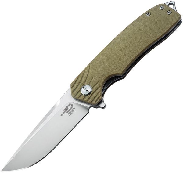 Bestech Lion G10 Linerlock Folding Knife - Tan