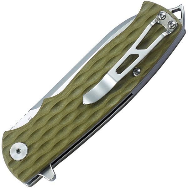 Bestech Grampus G10 Linerlock Folding Knife - Tan