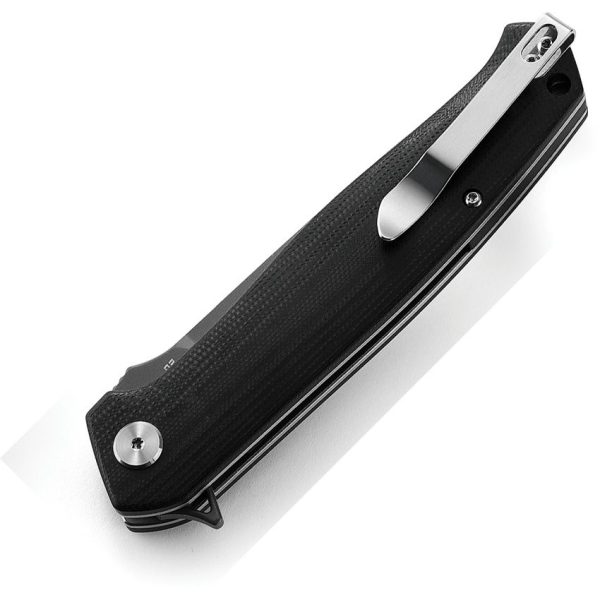 Bestech Swordfish Linerlock Gray Titanium - Black