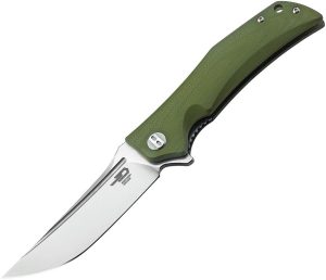 Bestech Knives Scimitar G10 Linerlock Green Satin