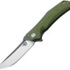 Bestech Knives Scimitar G10 Linerlock Green Two-Tone
