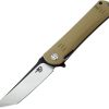 Bestech Kendo G10 Linerlock - Tan Two-Tone