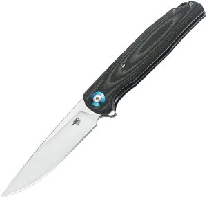 Bestech Ascot Linerlock - Black Gray G10 D2