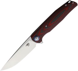 Bestech Knives Ascot Linerlock Red G10/CF - D2