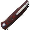Bestech Knives Ascot Linerlock Red G10/CF - D2