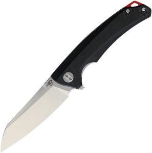 BTKG21A1.jpg Bestech Knives TEXEL Linerlock Black - D2 3.25in
