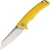 Bestech Knives TEXEL Linerlock Yellow - D2 Stone