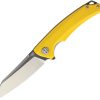 Bestech Knives TEXEL Linerlock Yellow - Ti Coated
