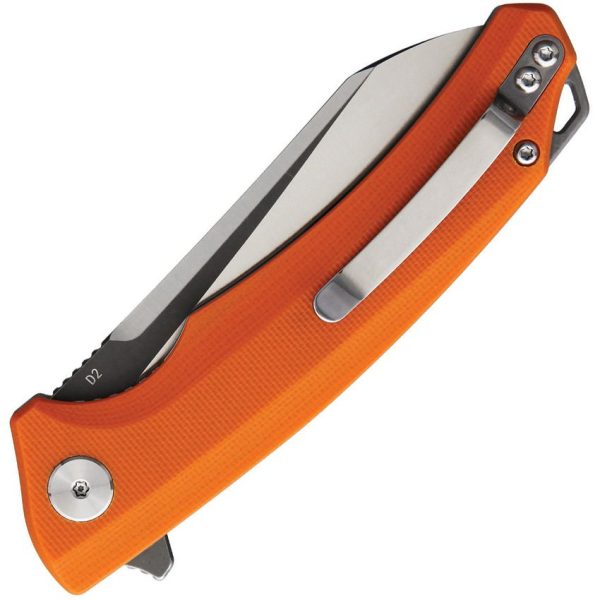 Bestech Knives TEXEL Linerlock Orange - Ti Coated