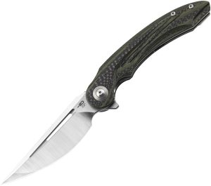 Bestech Knives Irida Linerlock CF/G10 Green - 154CM