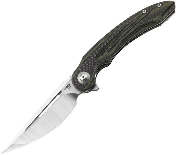 BTKG25F.jpg Bestech Knives Irida Linerlock CF/G10 Green - 154CM