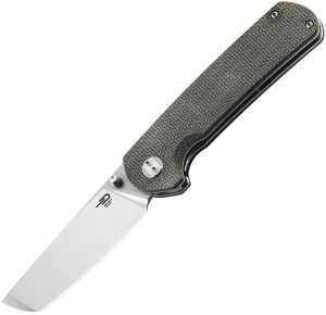 Bestech Sledgehammer Linerlock - Green Micarta