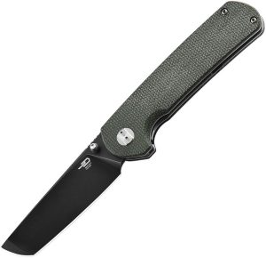 Bestech Sledgehammer Linerlock - Green Canvas