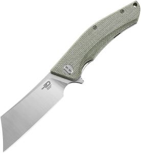 Bestech Knives Cubis Linerlock D2 Beige Micarta