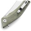 Bestech Knives Cubis Linerlock D2 Beige Micarta