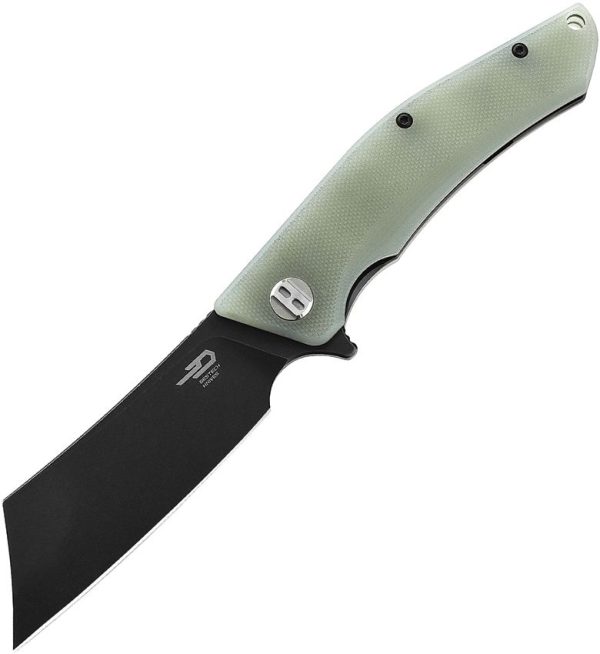 Bestech Cubis Linerlock Jade G10 Folding Knife