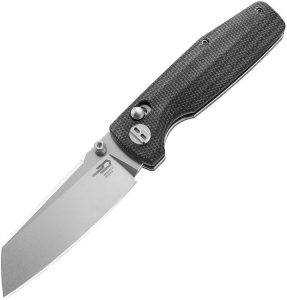 Bestech Slasher Axis Lock Black Micarta Folding Knife