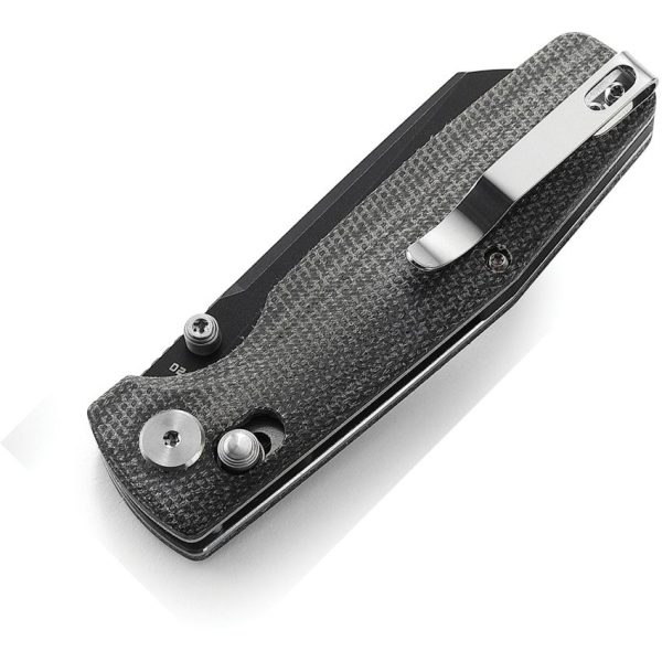 Bestech Slasher Axis Lock Black Stonewash Folding Knife